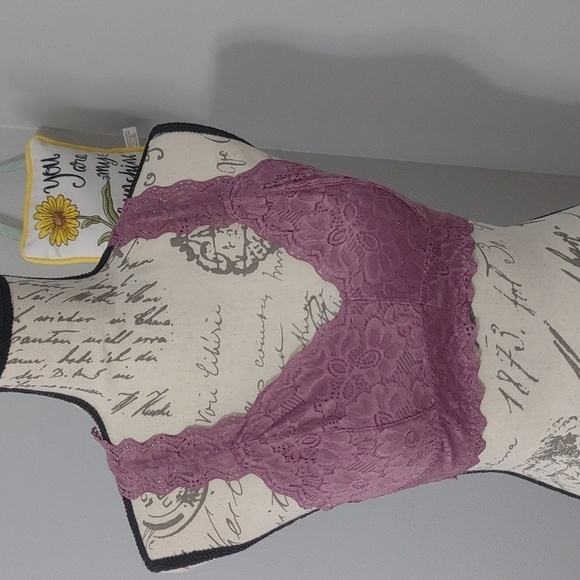 Set of 2 Felina Bralette Comfy No Wire, No Padding Muave Purple Sz M - Picture 1 of 10